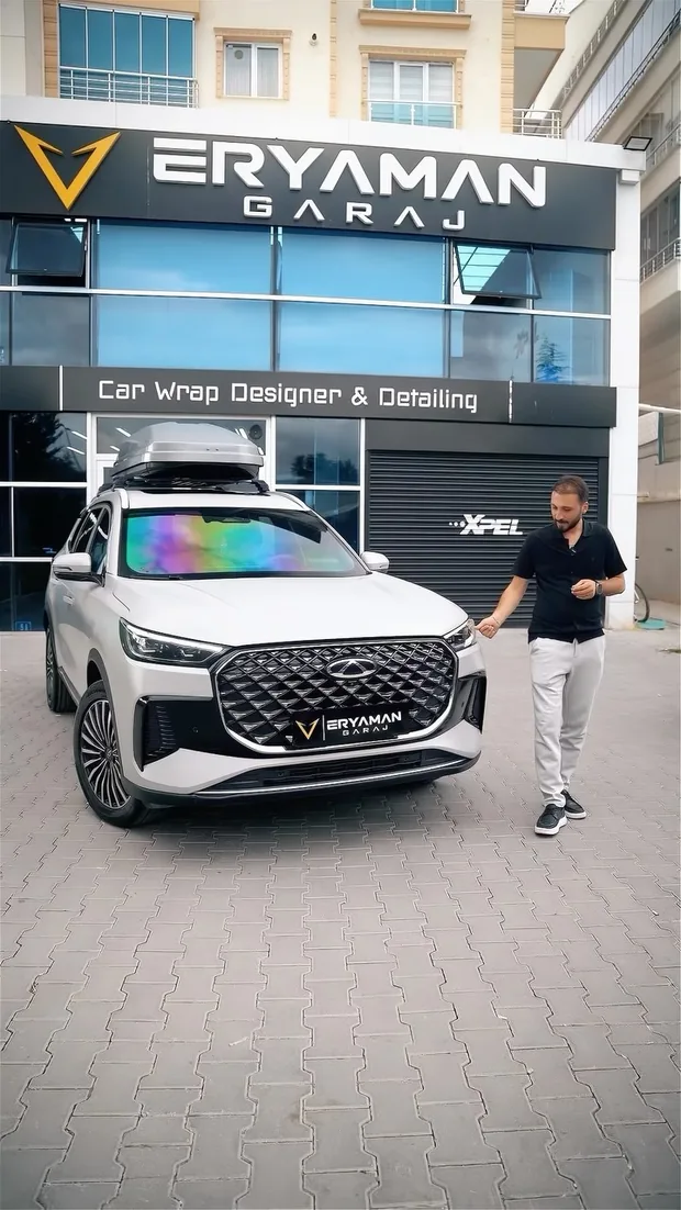 Chery Tiggo 8 mat ppf ve ısı kontrol cam filmi